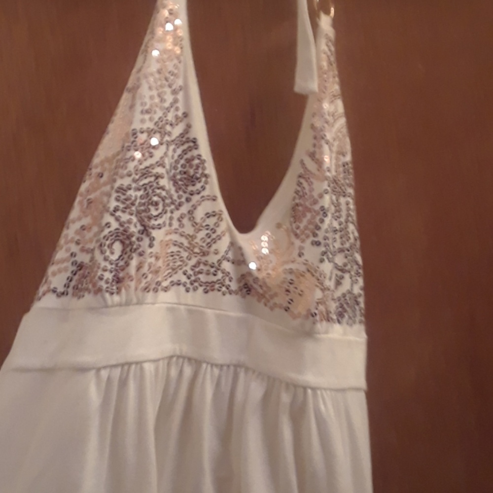 Victoria's secret bra top halter dress sequin swim